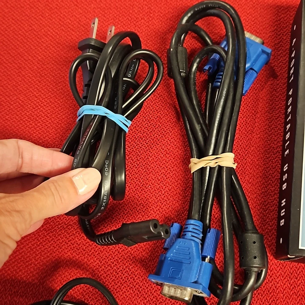 Cords USB charger Samsung Android cords a 4 port USB Hub NIB PC tower cord - Picture 3 of 10